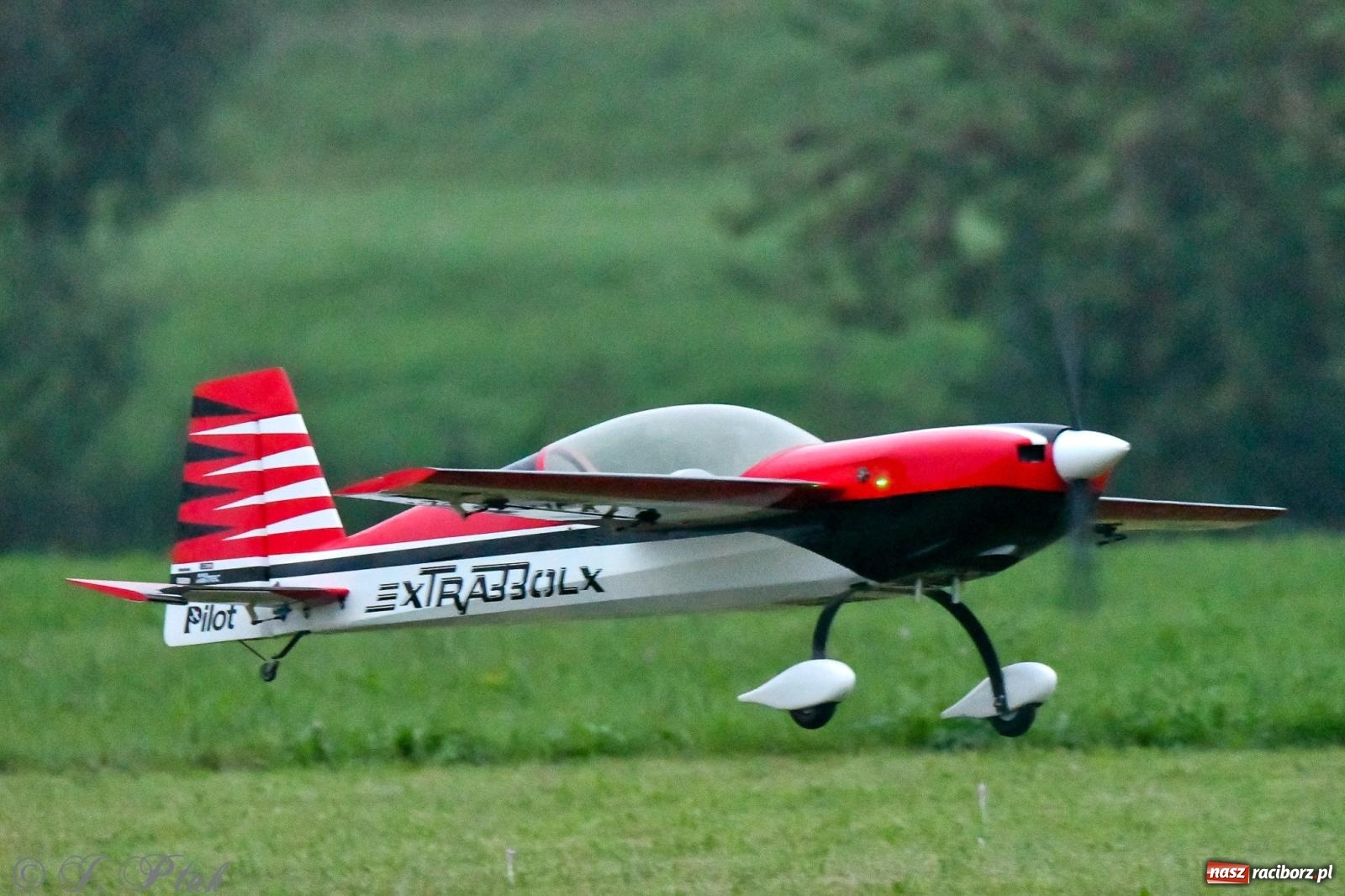 Zdjęcie w galerii na portalu naszraciborz.pl: Pogoda przerwała finał raciborskiego RC Airshow [FOTO] wiadomości z regionu