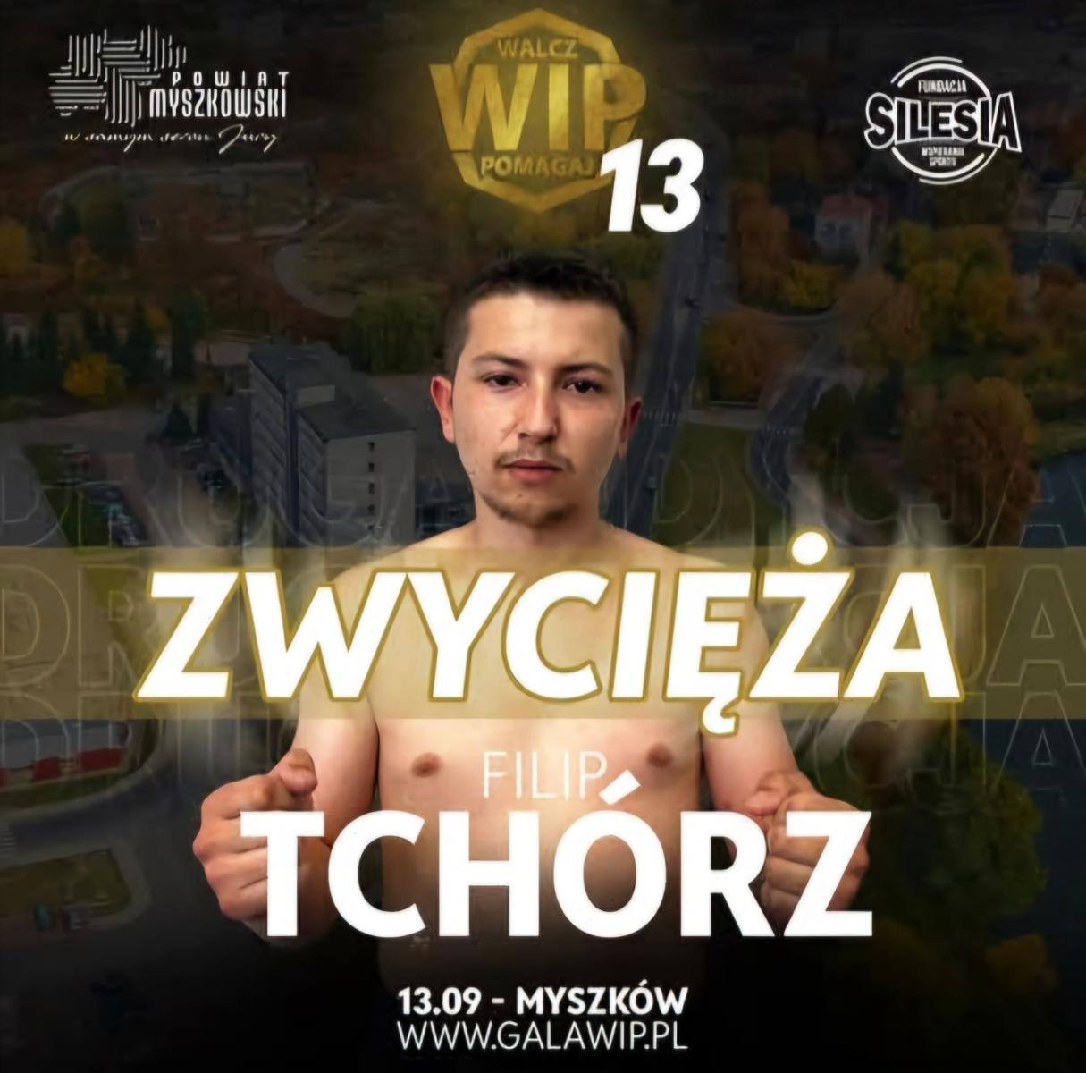 Zdjęcie w galerii na portalu naszraciborz.pl: Filip Tchórz z Raciborza zachwycił na gali WIP MMA 13 wiadomości z regionu