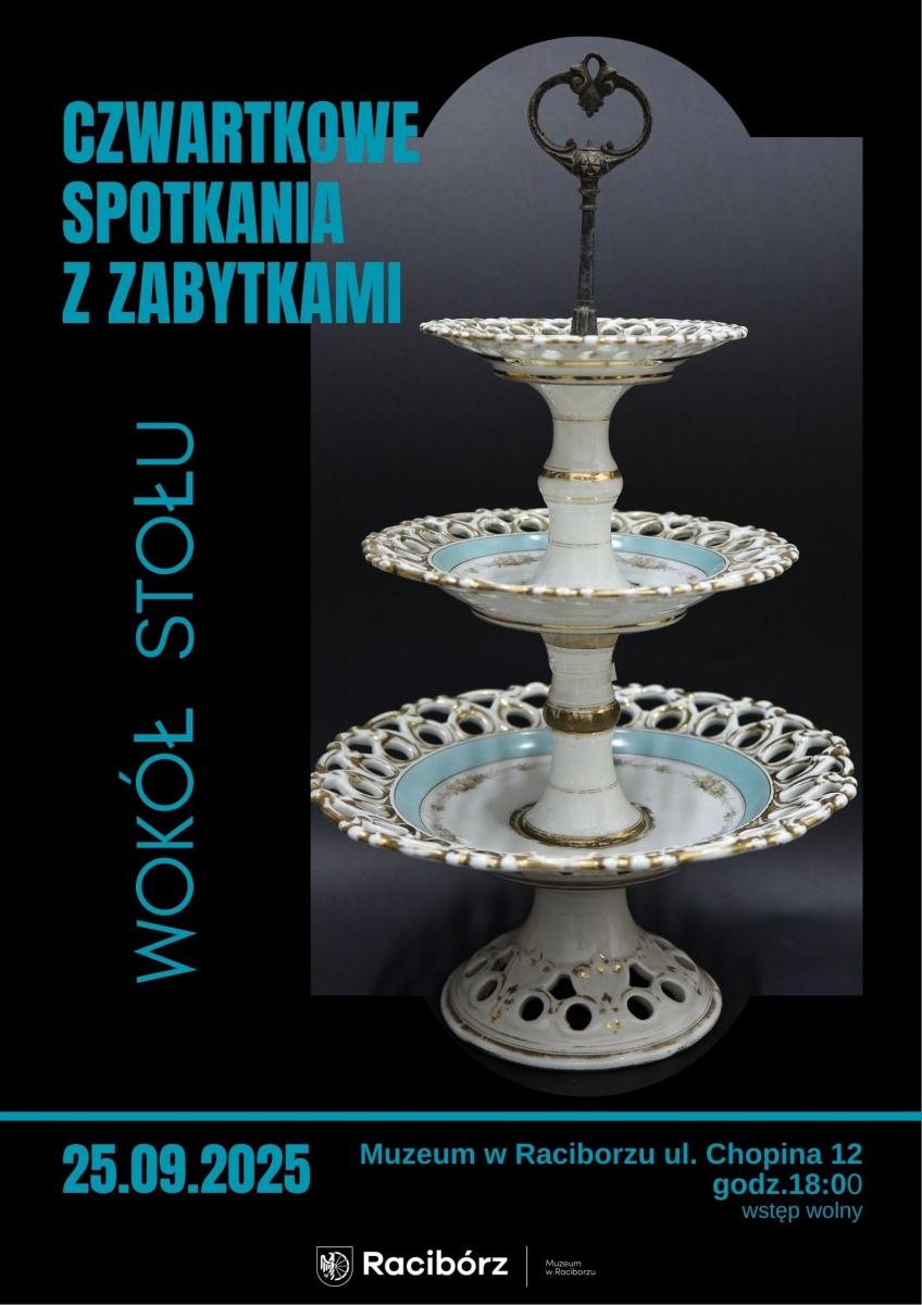 Zdjęcie w galerii na portalu naszraciborz.pl: Wokół stołu – kolejne spotkanie w Muzeum w Raciborzu wiadomości z regionu