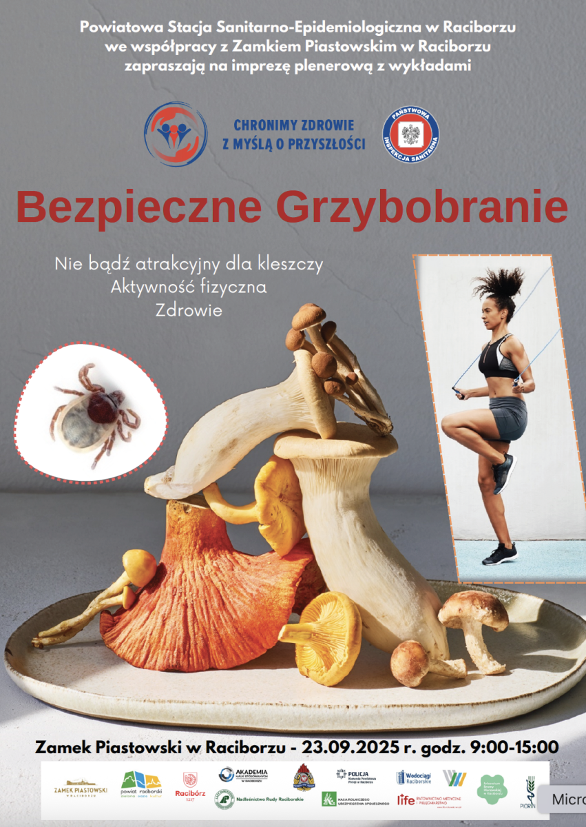 Zdjęcie w galerii na portalu naszraciborz.pl: Bezpieczne Grzybobranie - VI edycja już wkrótce na Zamku Piastowskim wiadomości z regionu