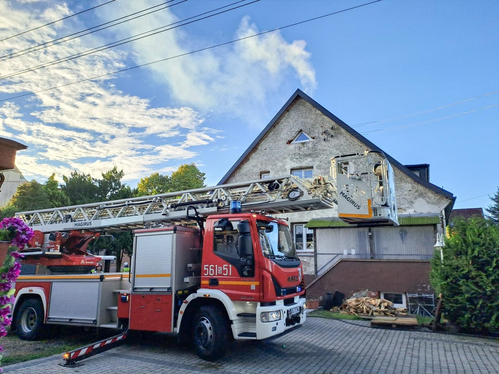 Zdjęcie w galerii na portalu naszraciborz.pl: Strażacy z powiatu raciborskiego w akcji – od pożaru sadzy po ratunek na ulicy wiadomości z regionu