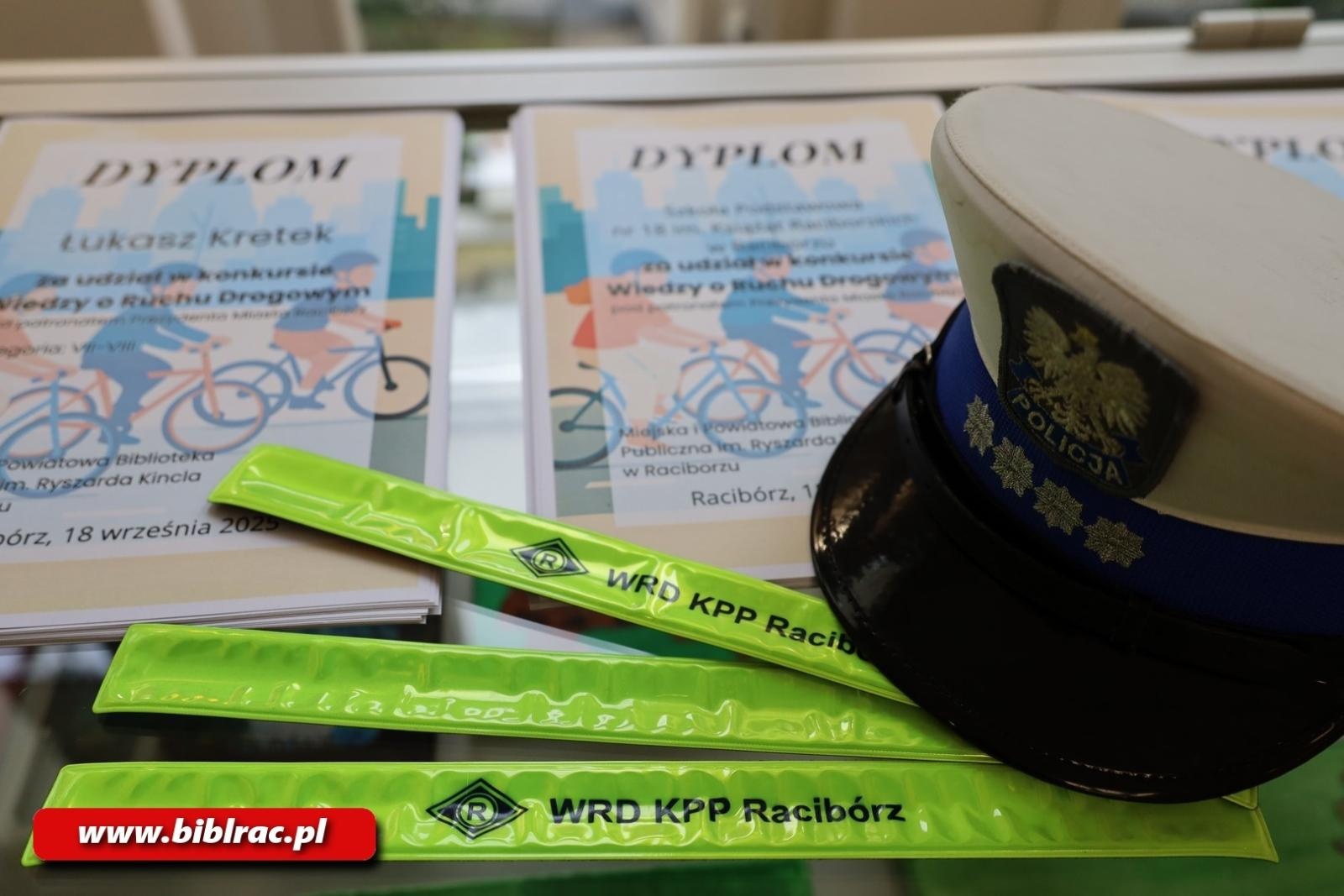 Zdjęcie w galerii na portalu naszraciborz.pl: Konkurs Wiedzy o Ruchu Drogowym w raciborskiej bibliotece wiadomości z regionu