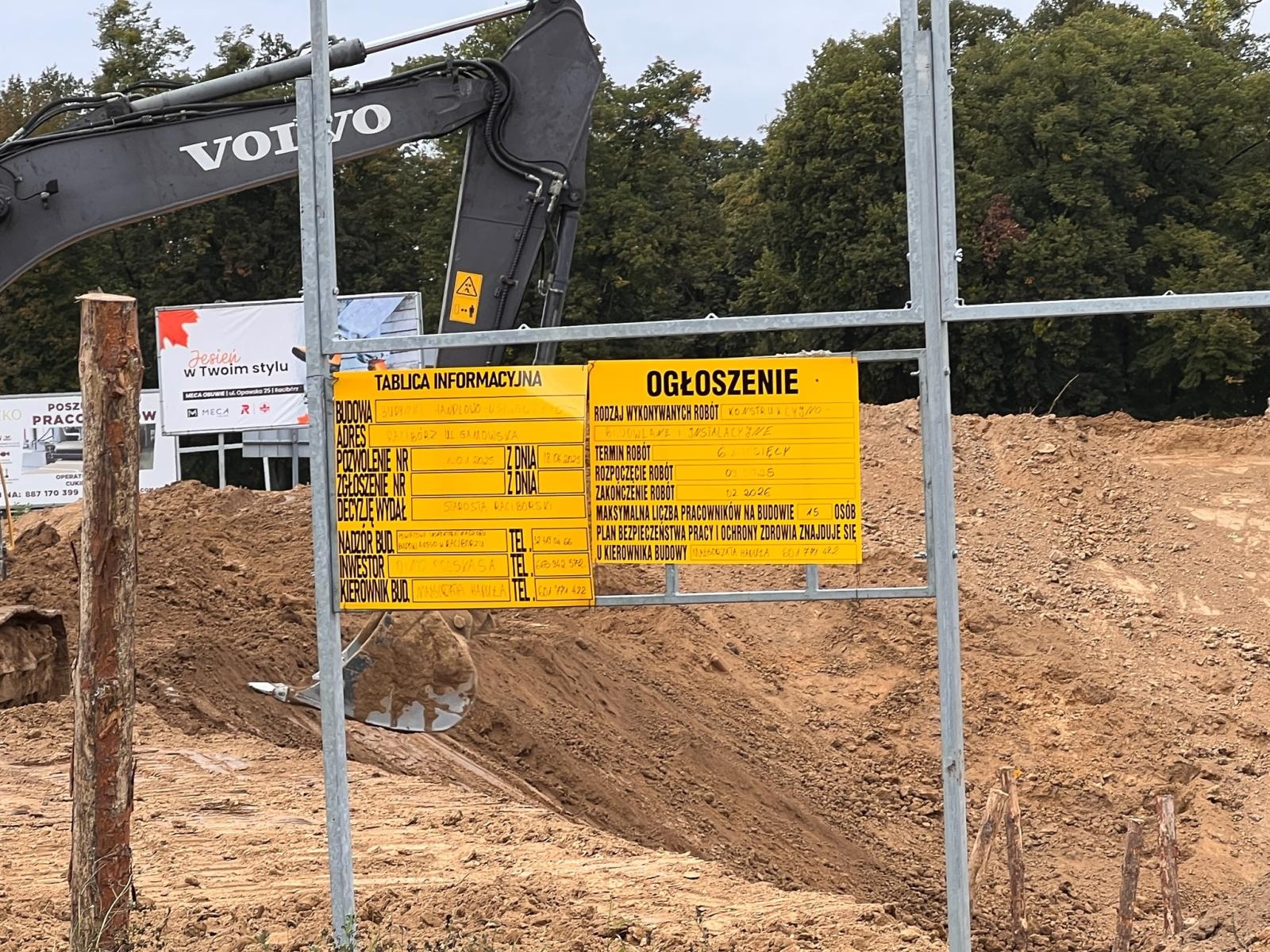 Zdjęcie w galerii na portalu naszraciborz.pl: W Raciborzu ruszyła budowa nowego marketu [FOTO] wiadomości z regionu