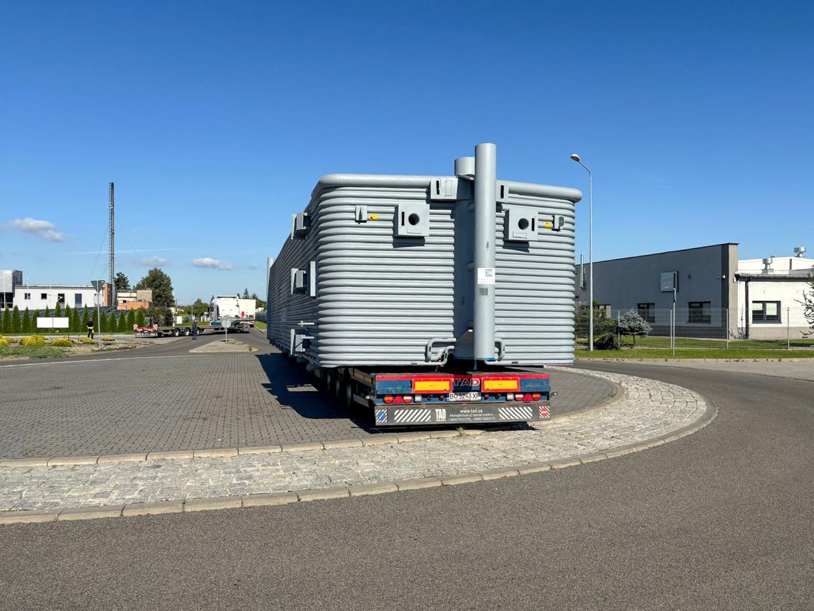 Zdjęcie w galerii na portalu naszraciborz.pl: Raciborski gigant w drodze na Ukrainę [FOTO i WIDEO] wiadomości z regionu