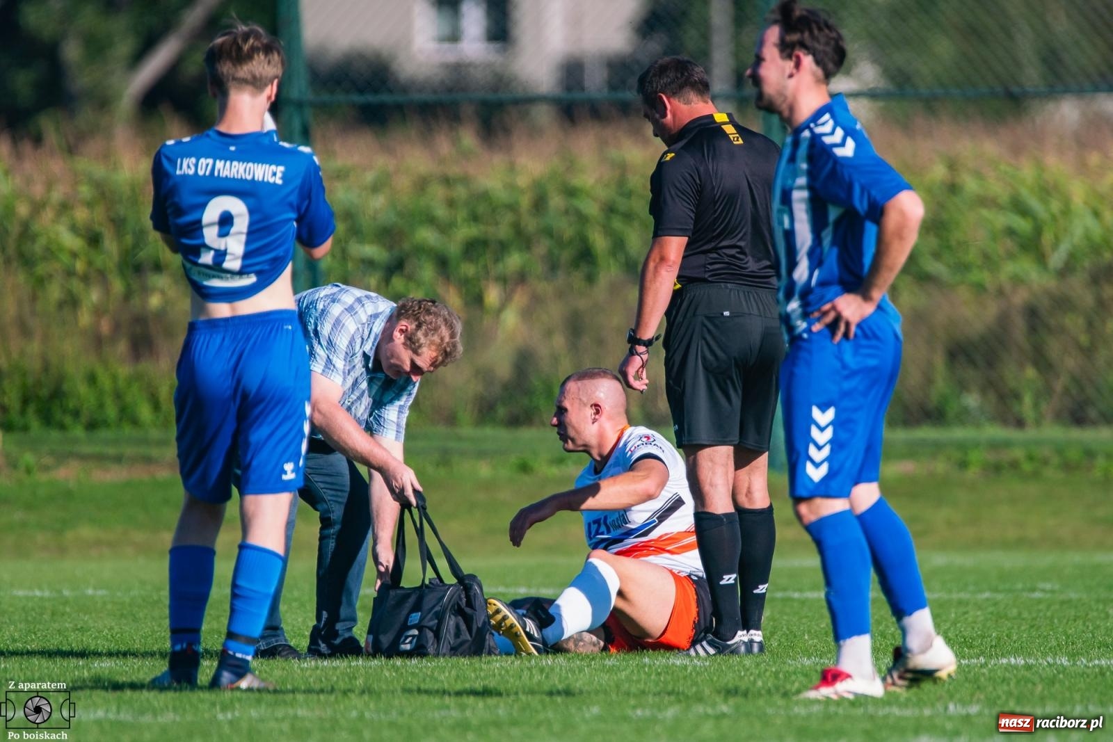 Zdjęcie w galerii na portalu naszraciborz.pl: Niemrawe widowisko w Markowicach. Czarni Nowa Wieś zgarnęli komplet punktów [FOTO] wiadomości z regionu