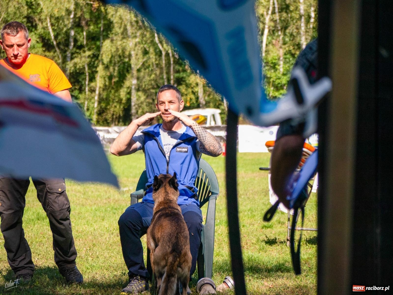 Zdjęcie w galerii na portalu naszraciborz.pl: Psy w akcji w Babicach. Trwa Mondioring Cup of Nations wiadomości z regionu