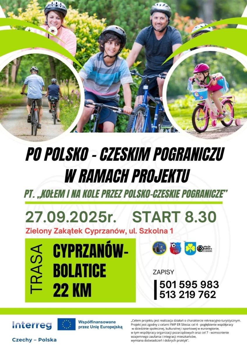 Zdjęcie w galerii na portalu naszraciborz.pl: Rowerowy rajd z Cyprzanowa do Bolatic wiadomości z regionu