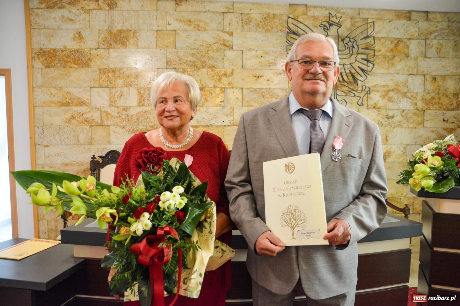 Zdjęcie w galerii na portalu naszraciborz.pl: Złote gody w Raciborzu – medale za długoletnie pożycie małżeńskie [FOTO i WIDEO] wiadomości z regionu
