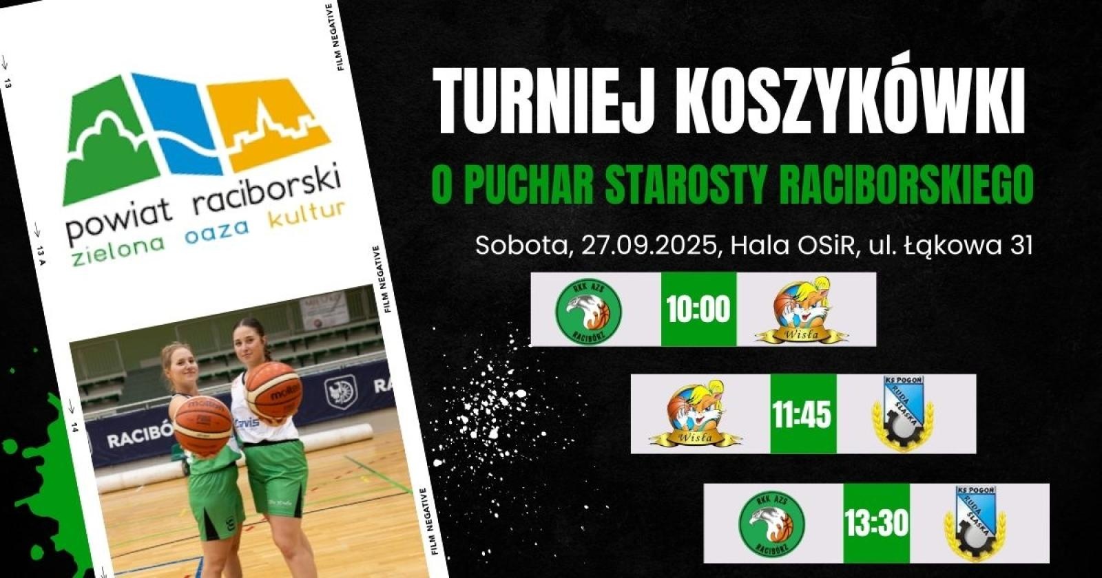 Zdjęcie w galerii na portalu naszraciborz.pl: Turniej w koszykówce kobiet o Puchar Starosty Raciborskiego  wiadomości z regionu