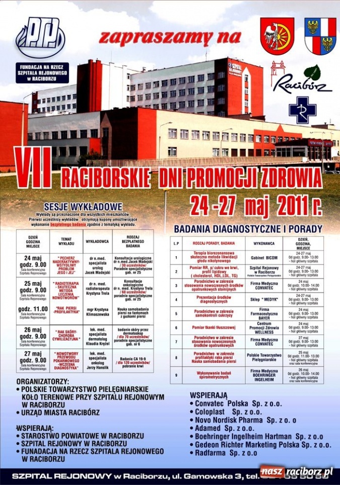 Zdjęcie w galerii na portalu naszraciborz.pl: VII Raciborskie Dni Promocji Zdrowia wiadomości z regionu