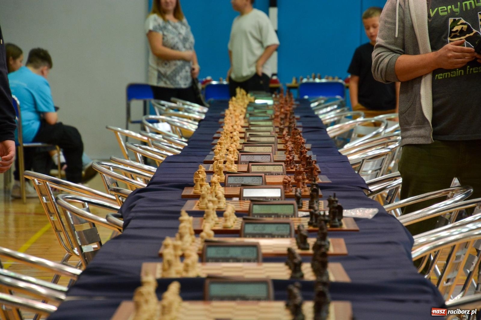 Zdjęcie w galerii na portalu naszraciborz.pl: Rekordowa frekwencja na VI Międzynarodowym Memoriale Szachowym Alfreda Chrobaka w Raciborzu wiadomości z regionu