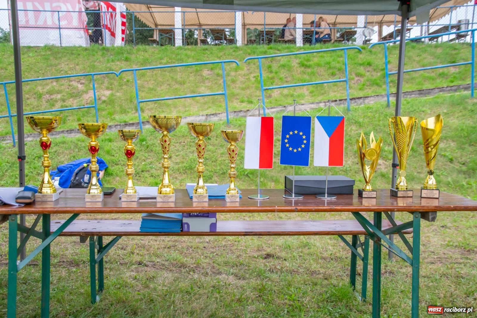 Zdjęcie w galerii na portalu naszraciborz.pl: Strażacka przyjaźń bez granic. Gminne zawody sportowo-pożarnicze w Pogrzebieniu wiadomości z regionu