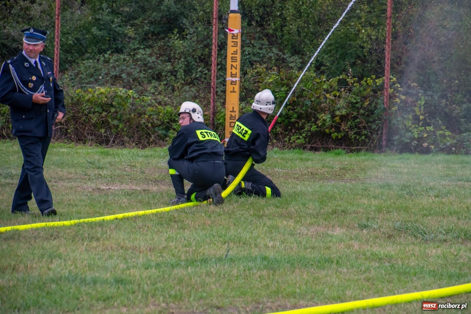 Zdjęcie w galerii na portalu naszraciborz.pl: Strażacka przyjaźń bez granic. Gminne zawody sportowo-pożarnicze w Pogrzebieniu wiadomości z regionu