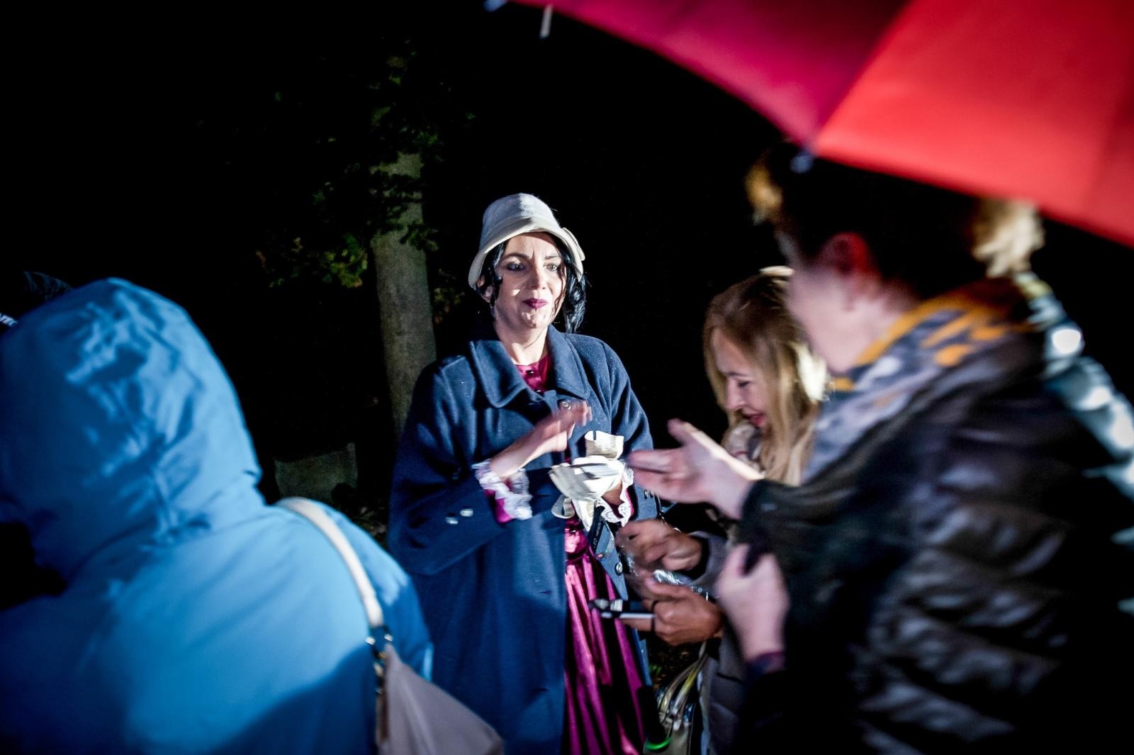 Zdjęcie w galerii na portalu naszraciborz.pl: Ruiny pałacu w Sławikowie rozświetlone – I Noc Eickstedtów za nami [FOTO i WIDEO] wiadomości z regionu