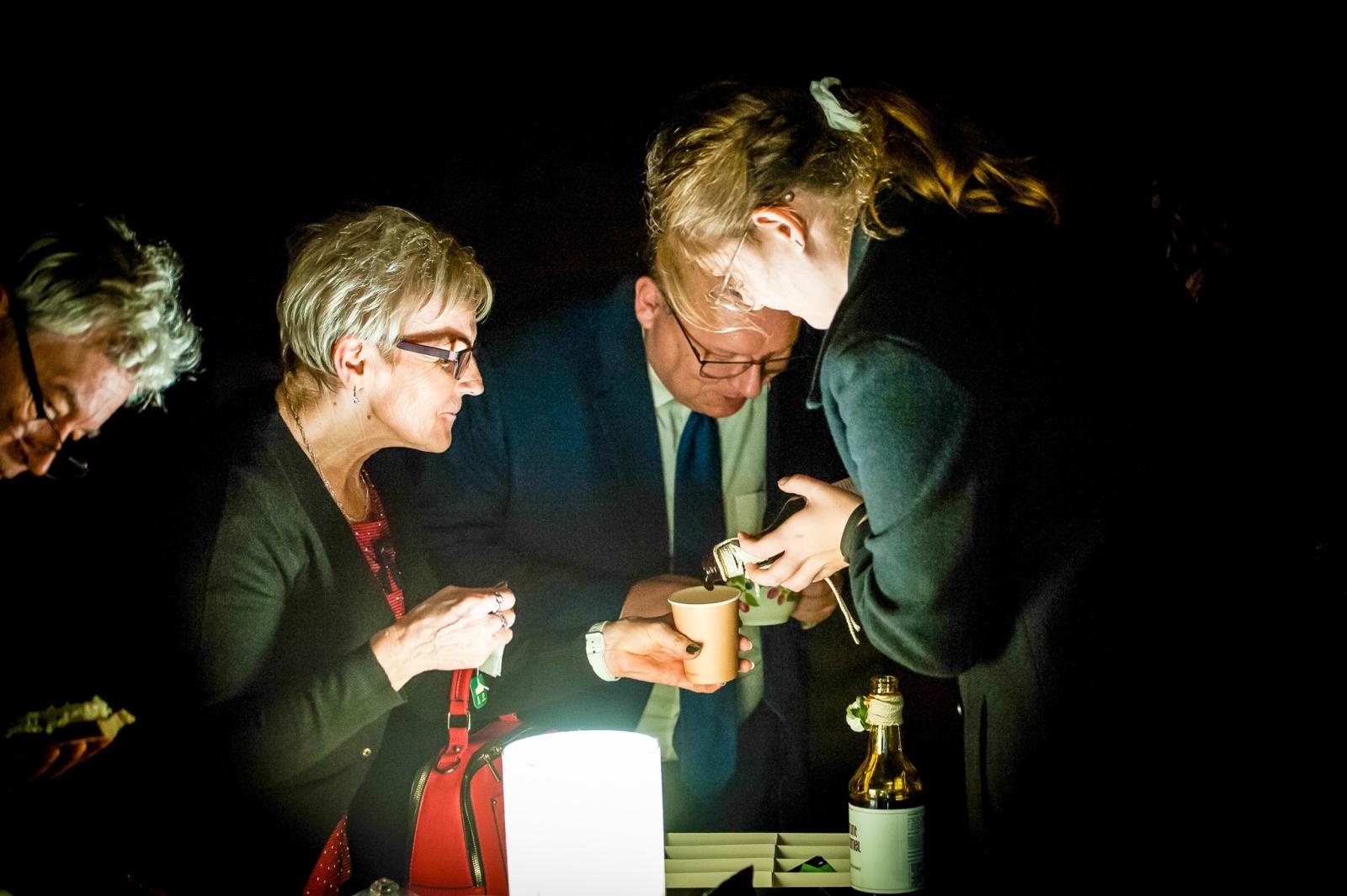 Zdjęcie w galerii na portalu naszraciborz.pl: Ruiny pałacu w Sławikowie rozświetlone – I Noc Eickstedtów za nami [FOTO i WIDEO] wiadomości z regionu