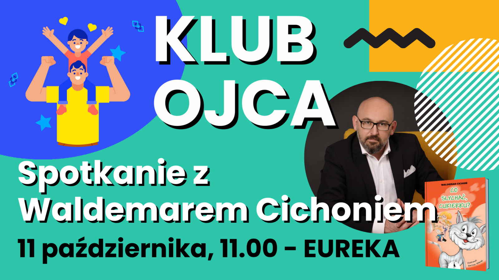 Zdjęcie w galerii na portalu naszraciborz.pl: Autor książek o kocie Cukierku odwiedzi Klub Ojca wiadomości z regionu