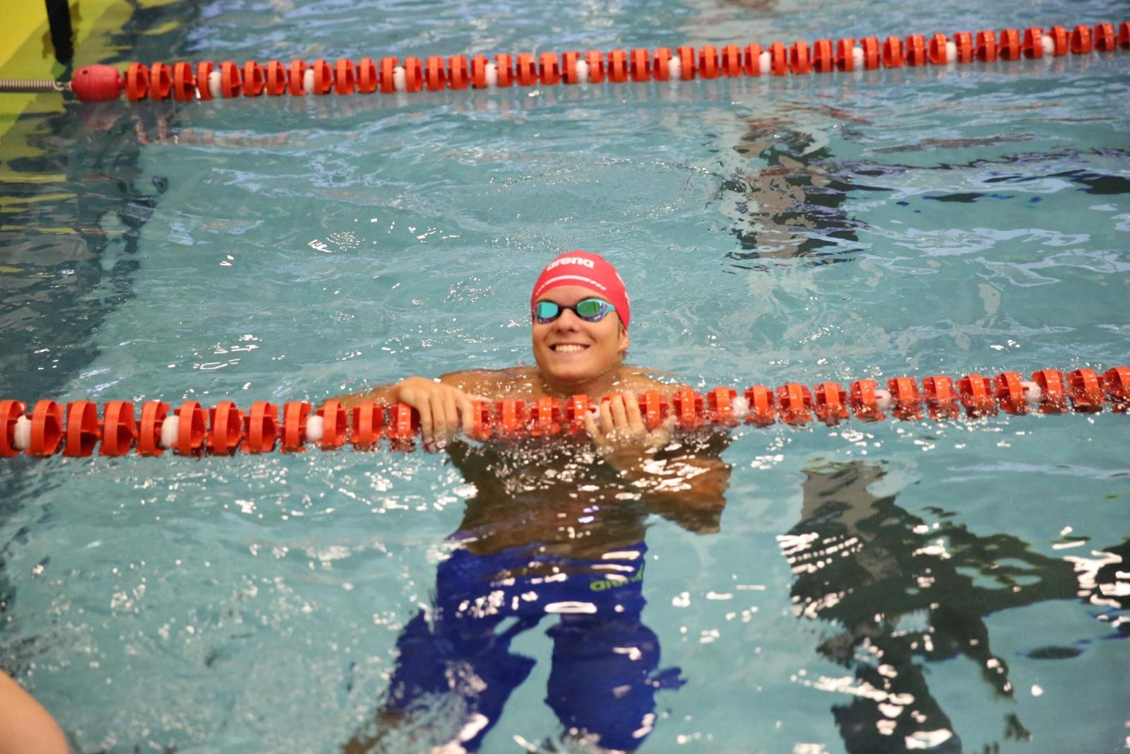 Zdjęcie w galerii na portalu naszraciborz.pl: Międzynarodowe Mistrzostwa w Pływaniu o Puchar Marszałka – sportowe święto w ZSOMS Racibórz wiadomości z regionu