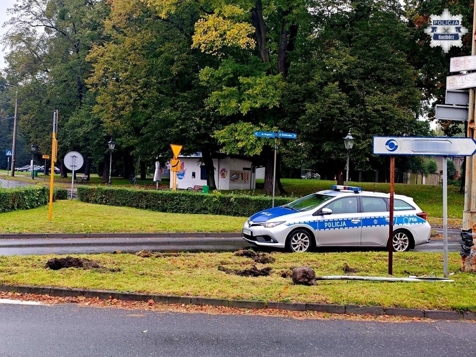 Zdjęcie w galerii na portalu naszraciborz.pl: Trzy promile i słup przy drodze. Mieszkaniec powiatu raciborskiego odpowie przed sądem [FOTO] wiadomości z regionu
