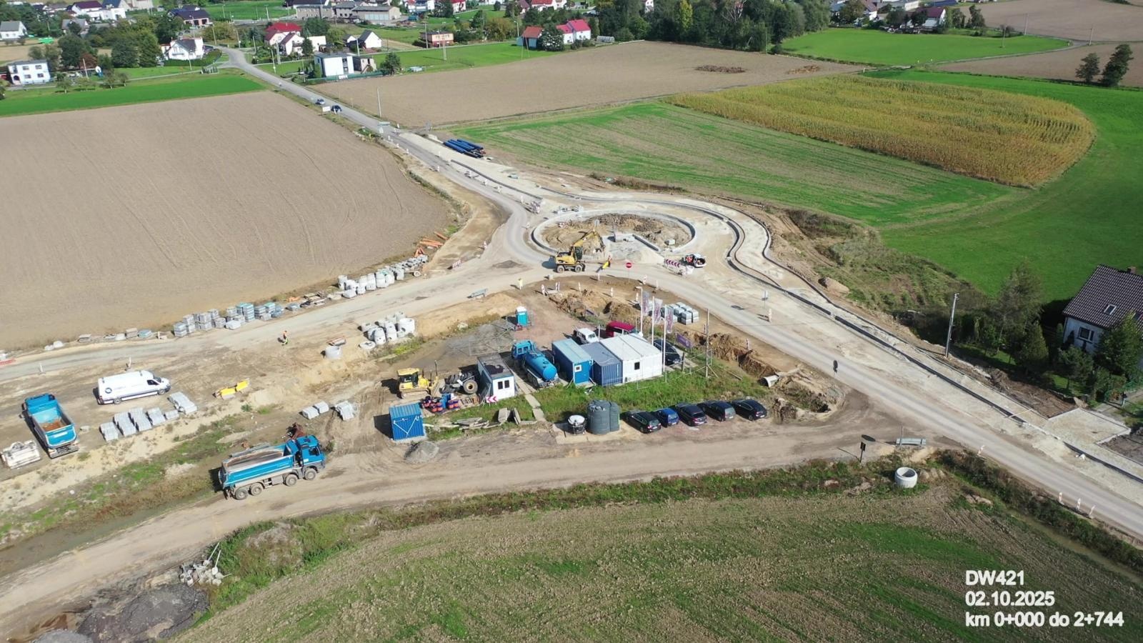 Zdjęcie w galerii na portalu naszraciborz.pl: Tak powstaje nowy most na Odrze pod Raciborzem - wrześniowy raport z prac [FOTO] wiadomości z regionu