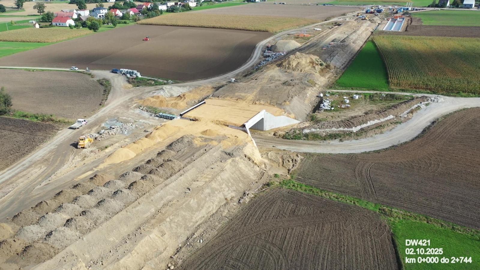 Zdjęcie w galerii na portalu naszraciborz.pl: Tak powstaje nowy most na Odrze pod Raciborzem - wrześniowy raport z prac [FOTO] wiadomości z regionu