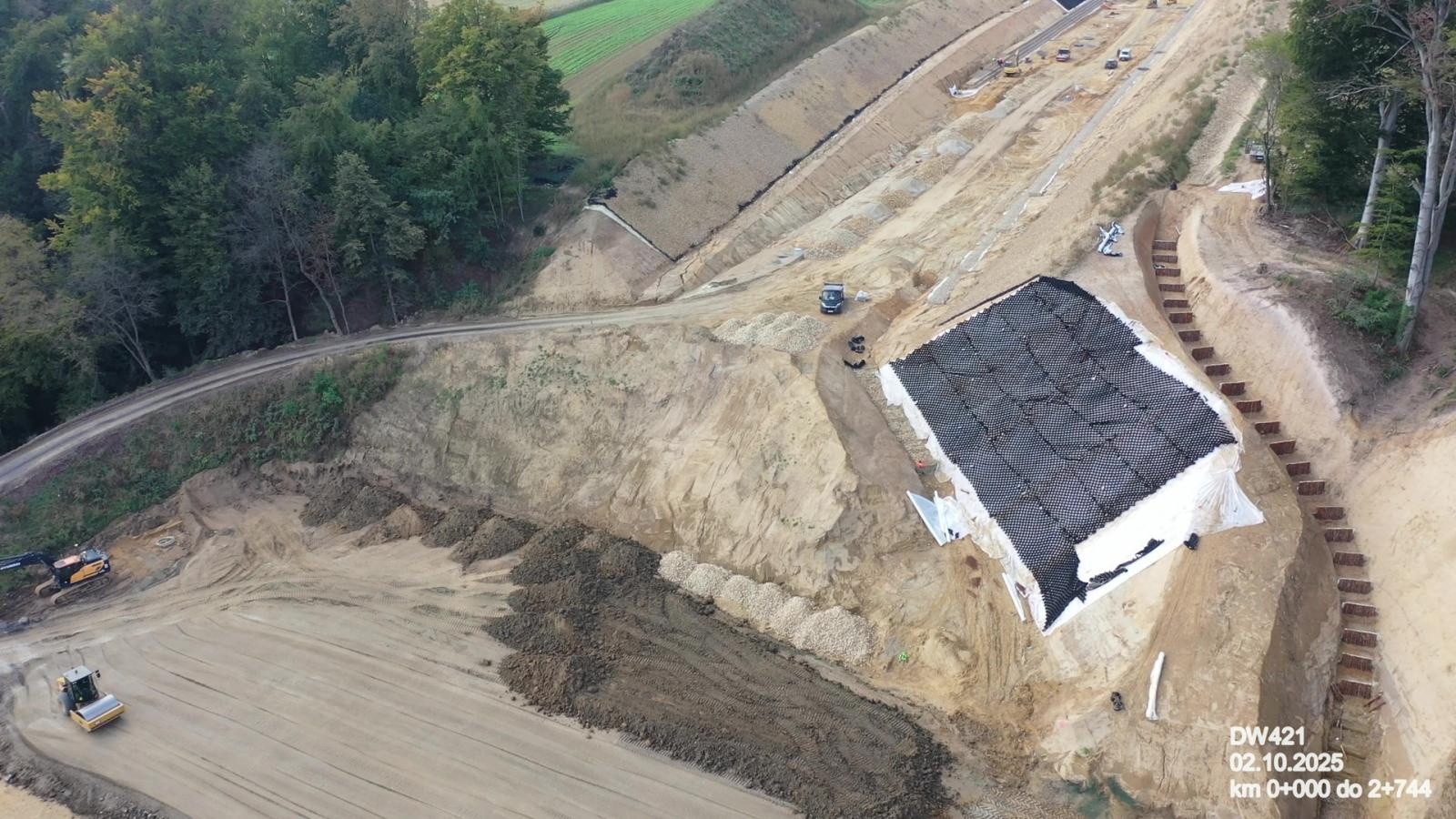 Zdjęcie w galerii na portalu naszraciborz.pl: Tak powstaje nowy most na Odrze pod Raciborzem - wrześniowy raport z prac [FOTO] wiadomości z regionu