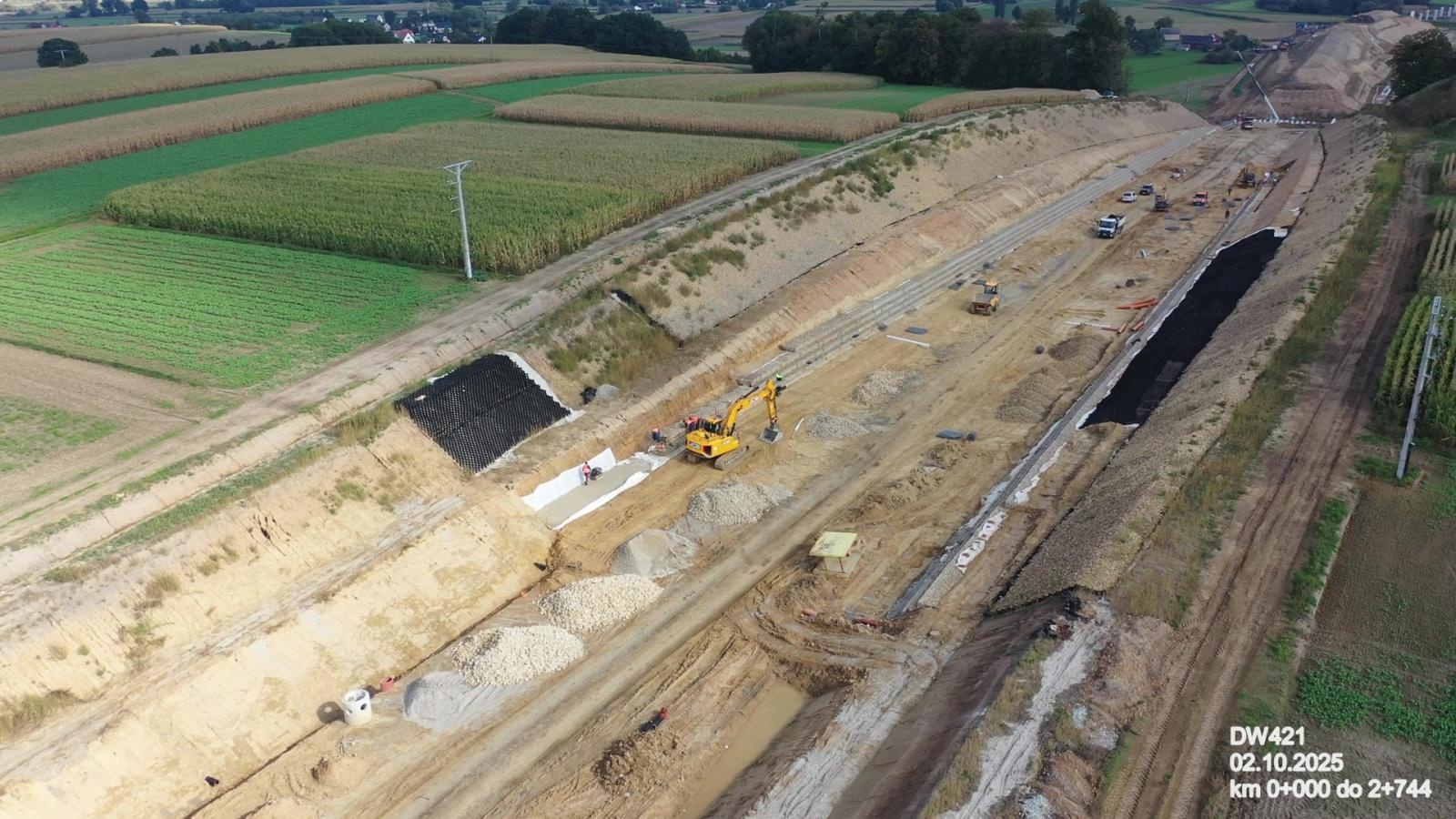 Zdjęcie w galerii na portalu naszraciborz.pl: Tak powstaje nowy most na Odrze pod Raciborzem - wrześniowy raport z prac [FOTO] wiadomości z regionu