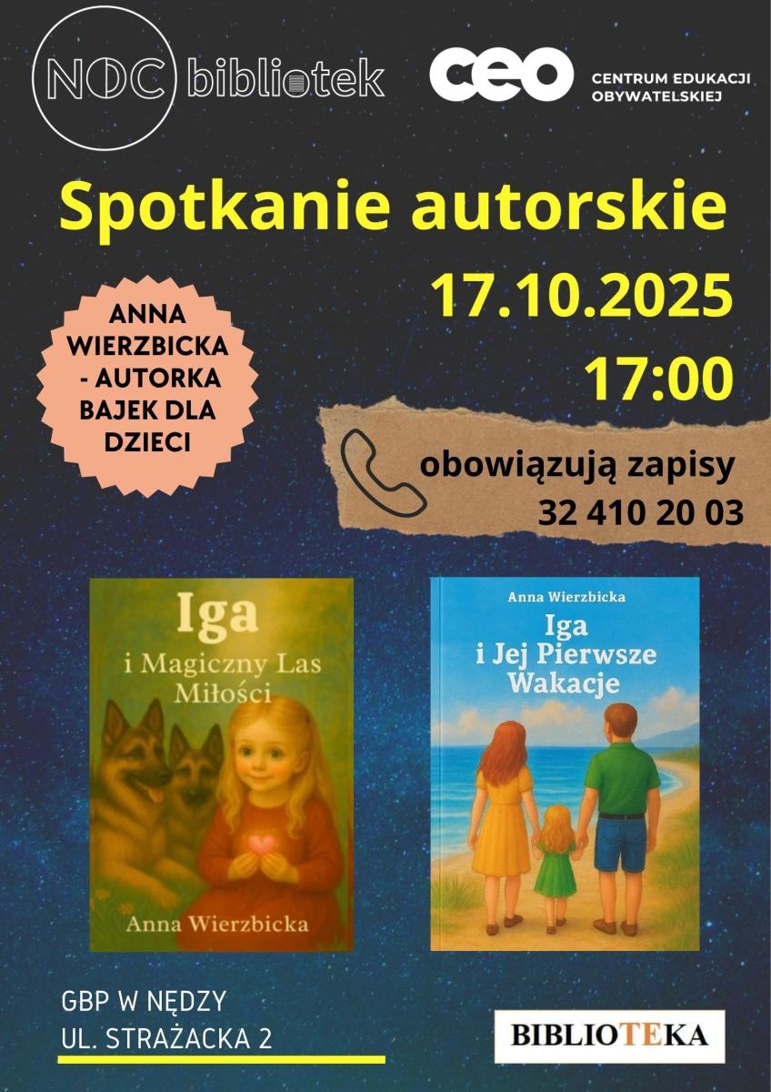 Zdjęcie w galerii na portalu naszraciborz.pl: Noc Bibliotek. Książnica z Nędzy zaprasza na spotkanie autorskie wiadomości z regionu