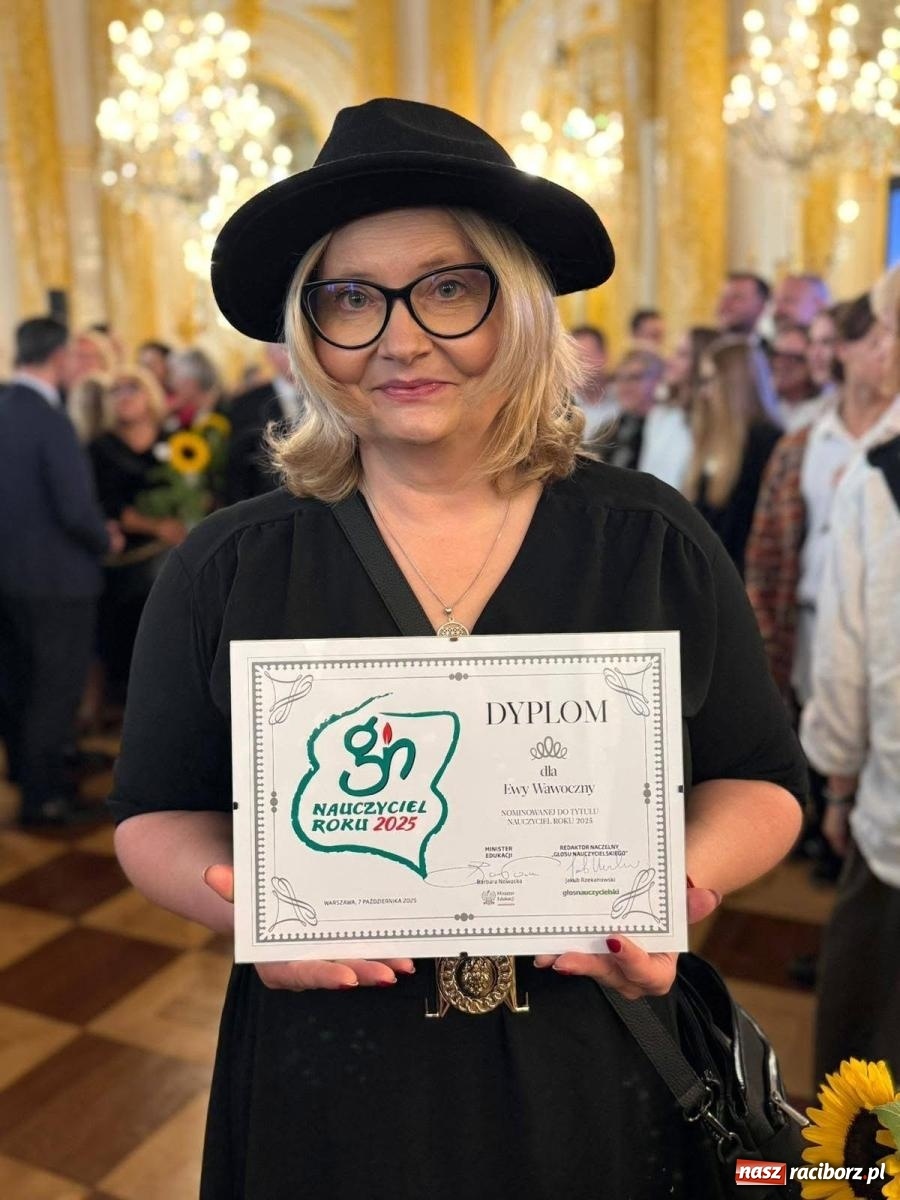 Zdjęcie w galerii na portalu naszraciborz.pl: Raciborzanka w gronie finalistów konkursu Nauczyciel Roku 2025. Gala w Zamku Królewskim w Warszawie wiadomości z regionu