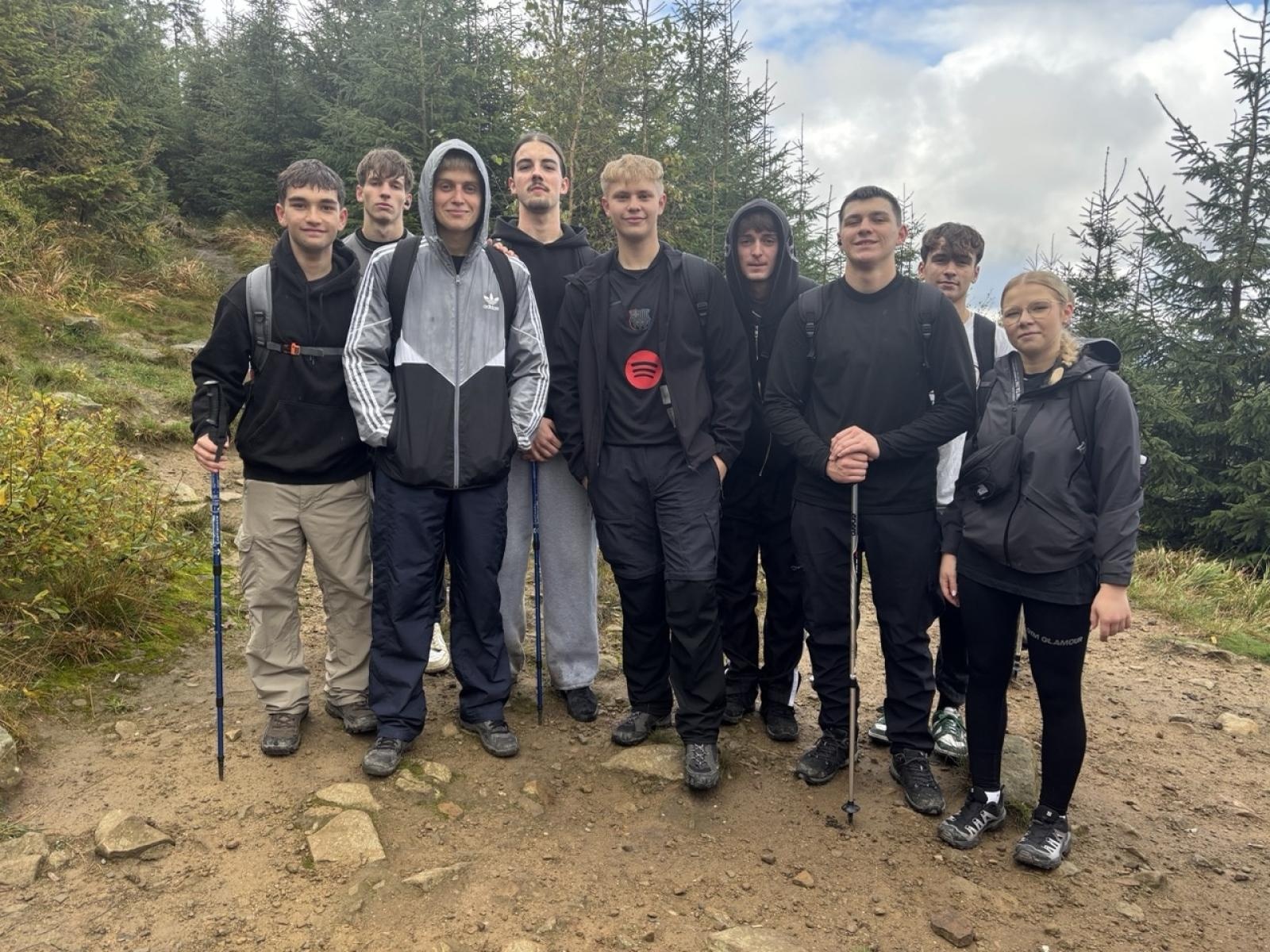 Zdjęcie w galerii na portalu naszraciborz.pl: Ekonomik na szlaku. Przygoda w Beskidzie Śląskim wiadomości z regionu