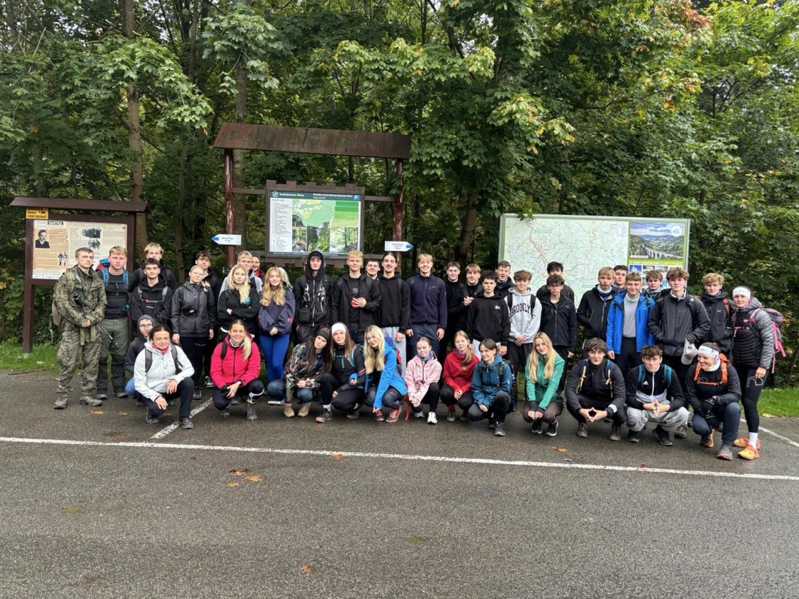 Zdjęcie w galerii na portalu naszraciborz.pl: Ekonomik na szlaku. Przygoda w Beskidzie Śląskim wiadomości z regionu