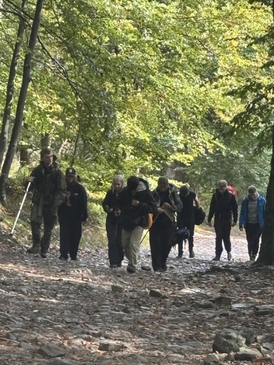 Zdjęcie w galerii na portalu naszraciborz.pl: Ekonomik na szlaku. Przygoda w Beskidzie Śląskim wiadomości z regionu