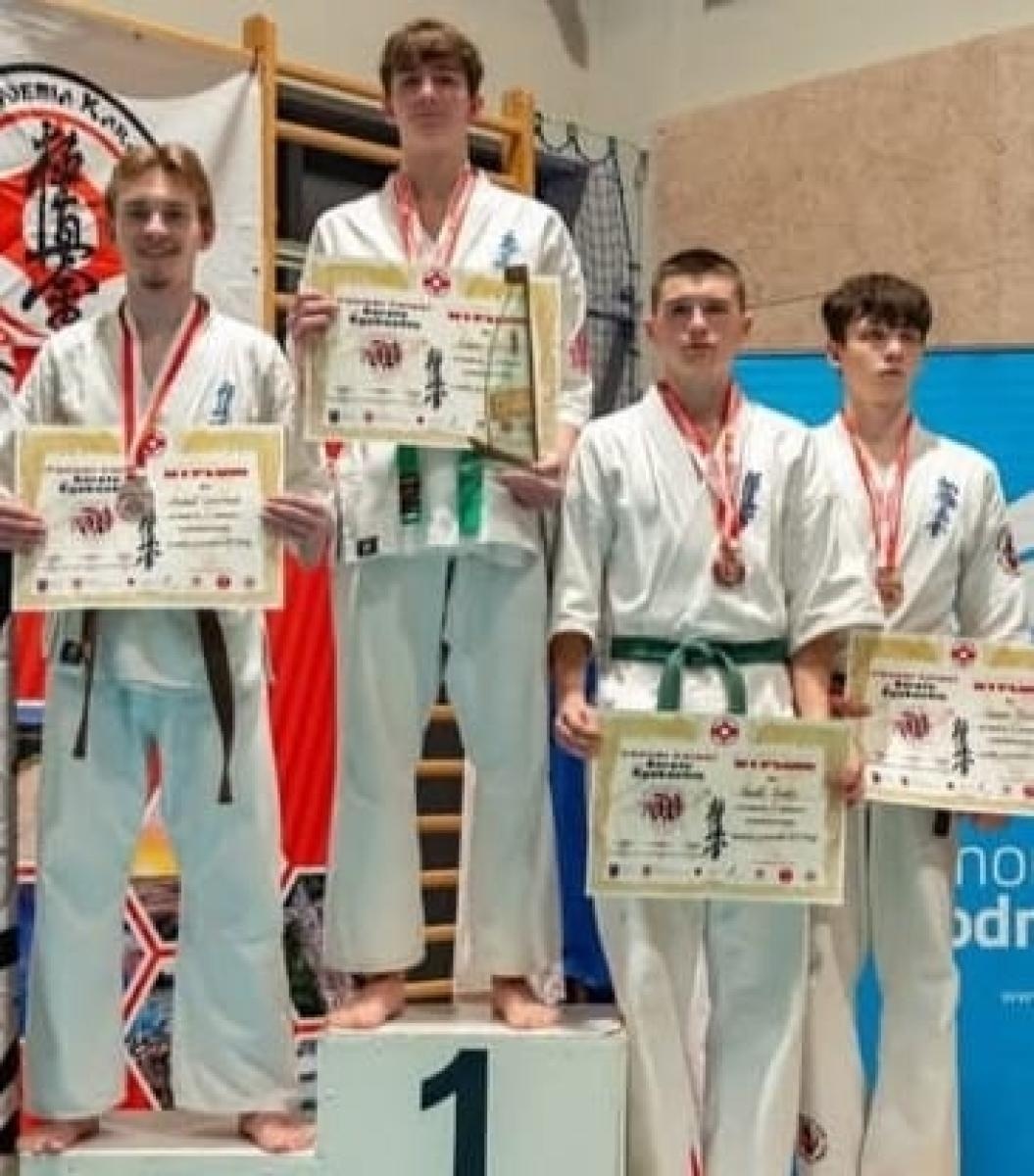 Zdjęcie w galerii na portalu naszraciborz.pl: Dwa brązowe medale raciborskich karateków w Pucharze Polski Kyokushin wiadomości z regionu