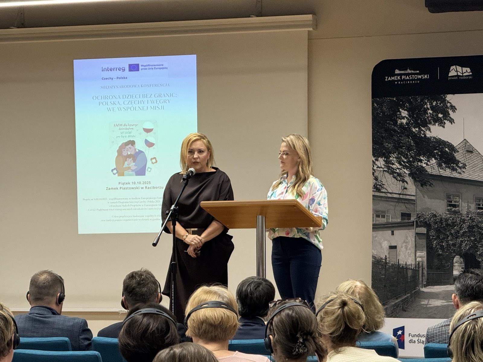 Zdjęcie w galerii na portalu naszraciborz.pl: Międzynarodowa konferencja pt. Ochrona dzieci bez granic – Polska, Czechy i Węgry we wspólnej misji wiadomości z regionu