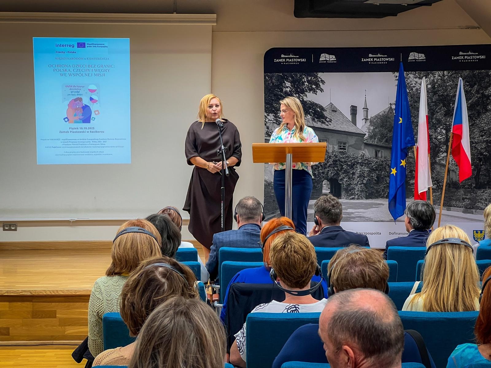 Zdjęcie w galerii na portalu naszraciborz.pl: Międzynarodowa konferencja pt. Ochrona dzieci bez granic – Polska, Czechy i Węgry we wspólnej misji wiadomości z regionu