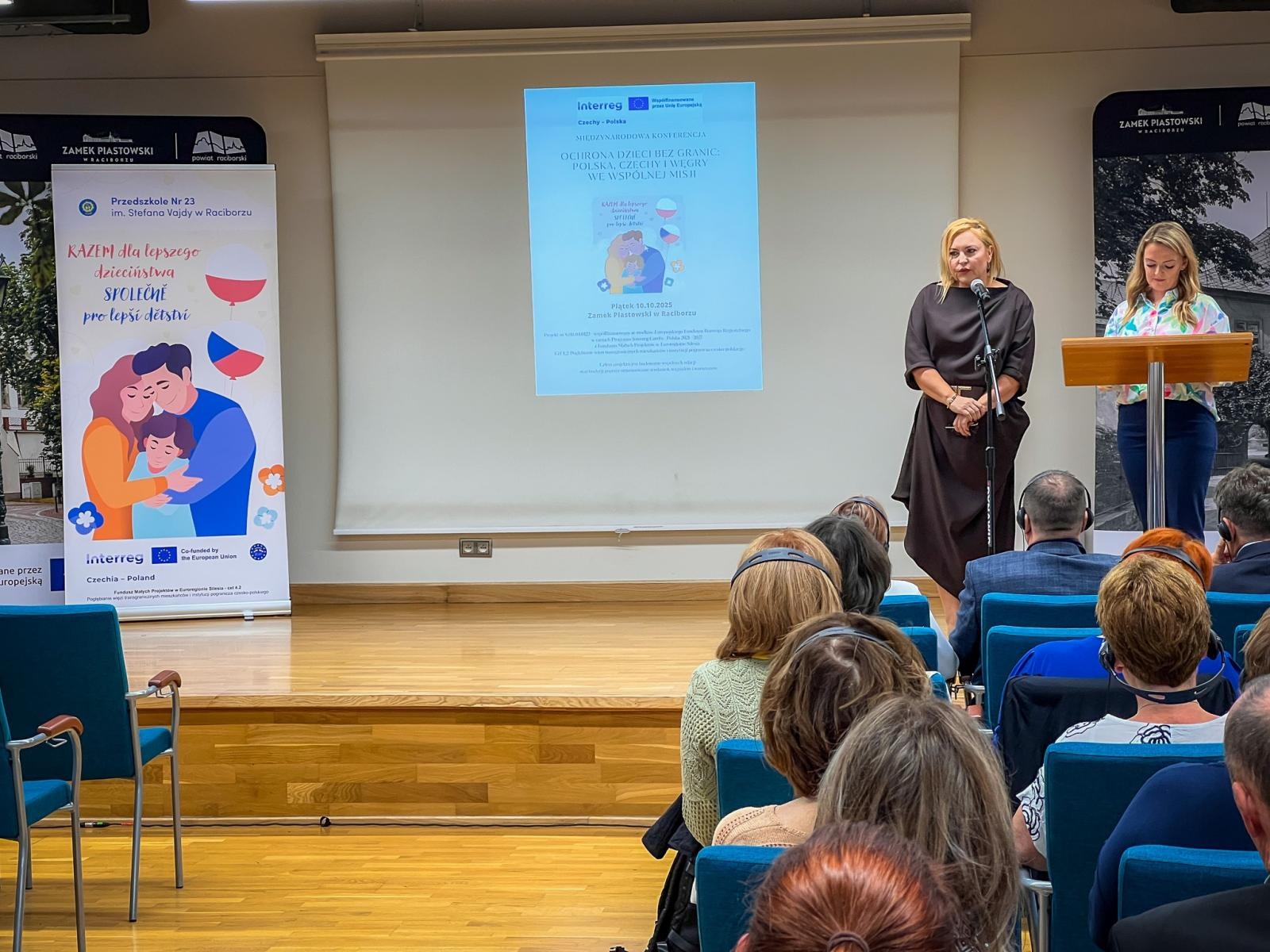 Zdjęcie w galerii na portalu naszraciborz.pl: Międzynarodowa konferencja pt. Ochrona dzieci bez granic – Polska, Czechy i Węgry we wspólnej misji wiadomości z regionu