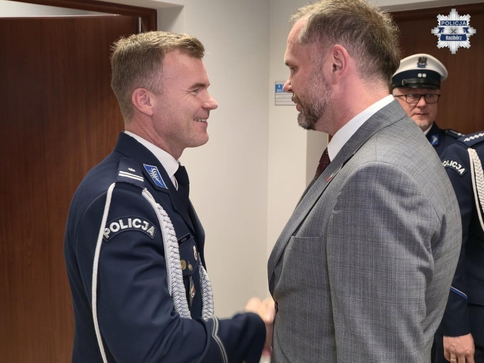 Zdjęcie w galerii na portalu naszraciborz.pl: Raciborska policja ma nowego komendanta wiadomości z regionu