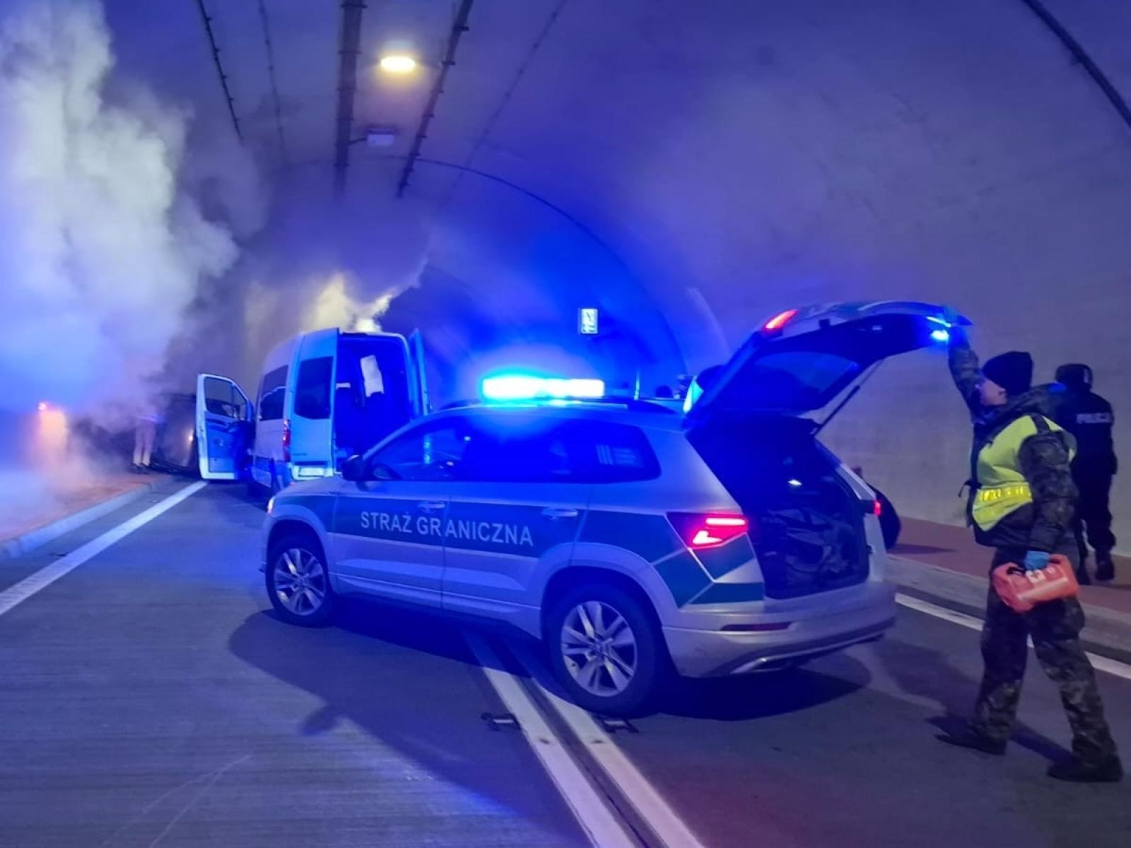 Zdjęcie w galerii na portalu naszraciborz.pl: Ćwiczenia Tunele Drogowe 2025 – Zwardoń (Laliki), tunel Emilia wiadomości z regionu