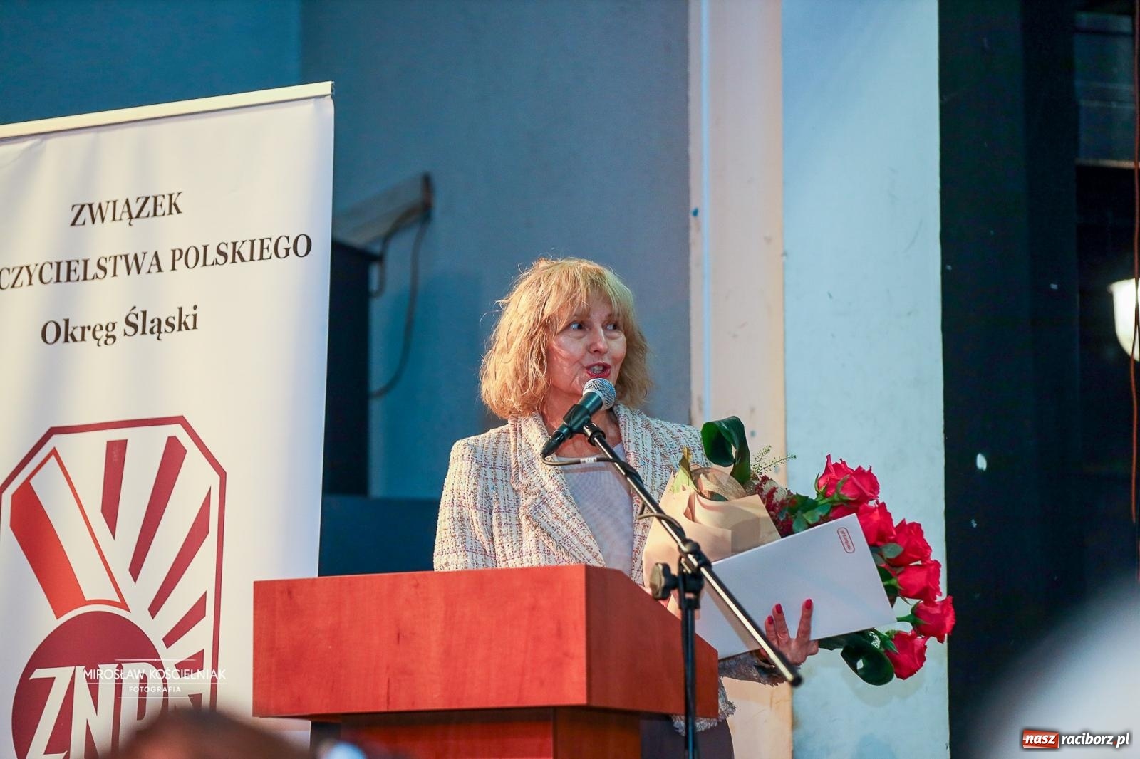 Zdjęcie w galerii na portalu naszraciborz.pl: 120 lat ZNP i 80 lat działalności w Raciborzu. Uroczysty Dzień Związkowca w Strzesze [FOTO] wiadomości z regionu