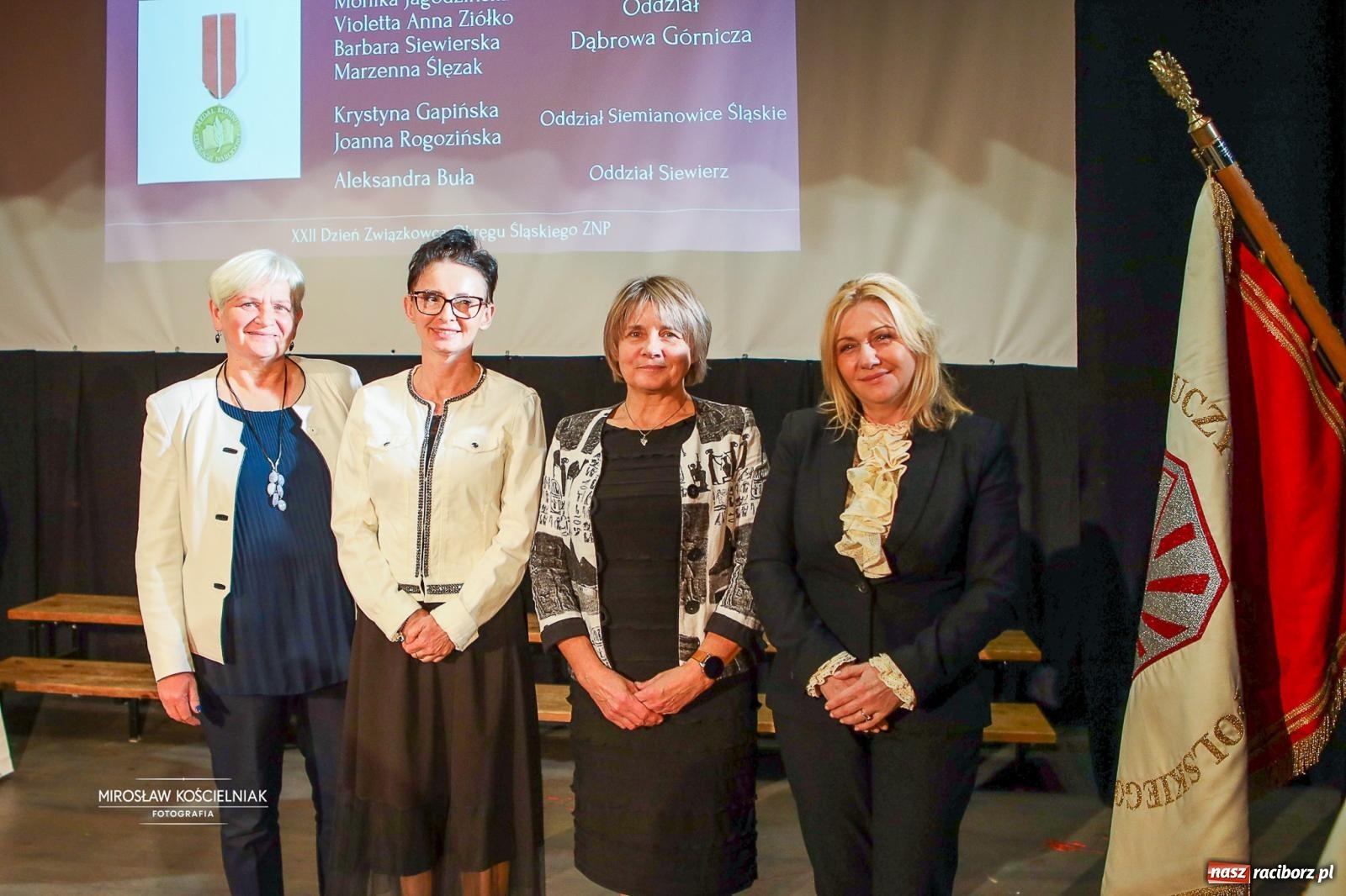 Zdjęcie w galerii na portalu naszraciborz.pl: 120 lat ZNP i 80 lat działalności w Raciborzu. Uroczysty Dzień Związkowca w Strzesze [FOTO] wiadomości z regionu
