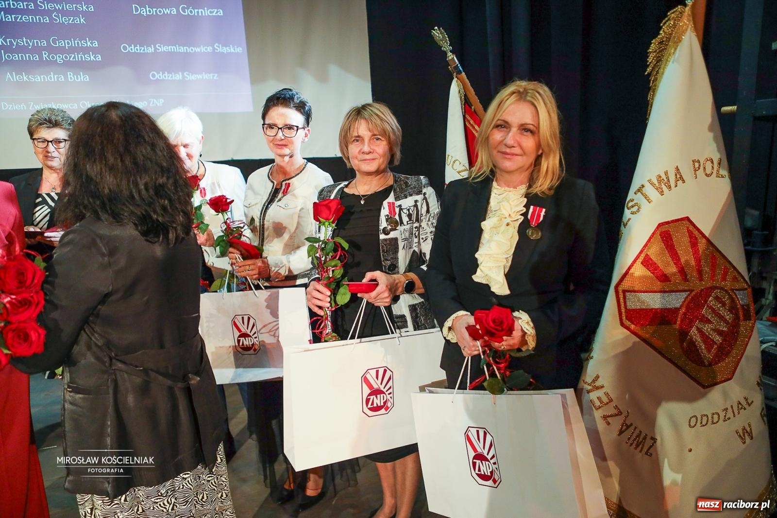 Zdjęcie w galerii na portalu naszraciborz.pl: 120 lat ZNP i 80 lat działalności w Raciborzu. Uroczysty Dzień Związkowca w Strzesze [FOTO] wiadomości z regionu
