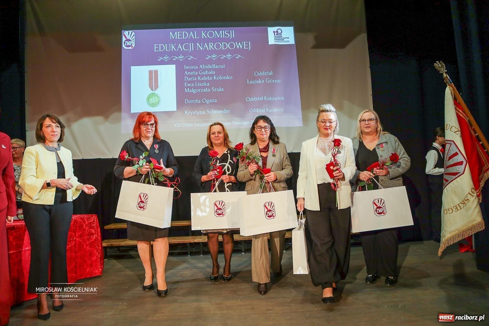Zdjęcie w galerii na portalu naszraciborz.pl: 120 lat ZNP i 80 lat działalności w Raciborzu. Uroczysty Dzień Związkowca w Strzesze [FOTO] wiadomości z regionu