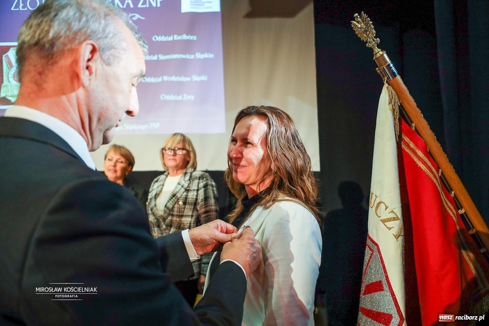 Zdjęcie w galerii na portalu naszraciborz.pl: 120 lat ZNP i 80 lat działalności w Raciborzu. Uroczysty Dzień Związkowca w Strzesze [FOTO] wiadomości z regionu