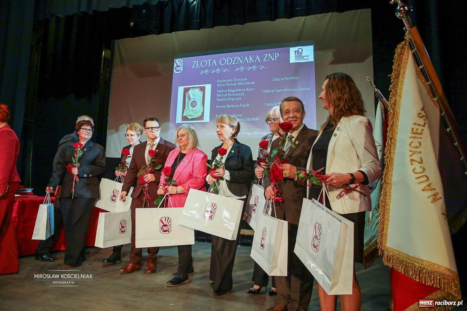 Zdjęcie w galerii na portalu naszraciborz.pl: 120 lat ZNP i 80 lat działalności w Raciborzu. Uroczysty Dzień Związkowca w Strzesze [FOTO] wiadomości z regionu