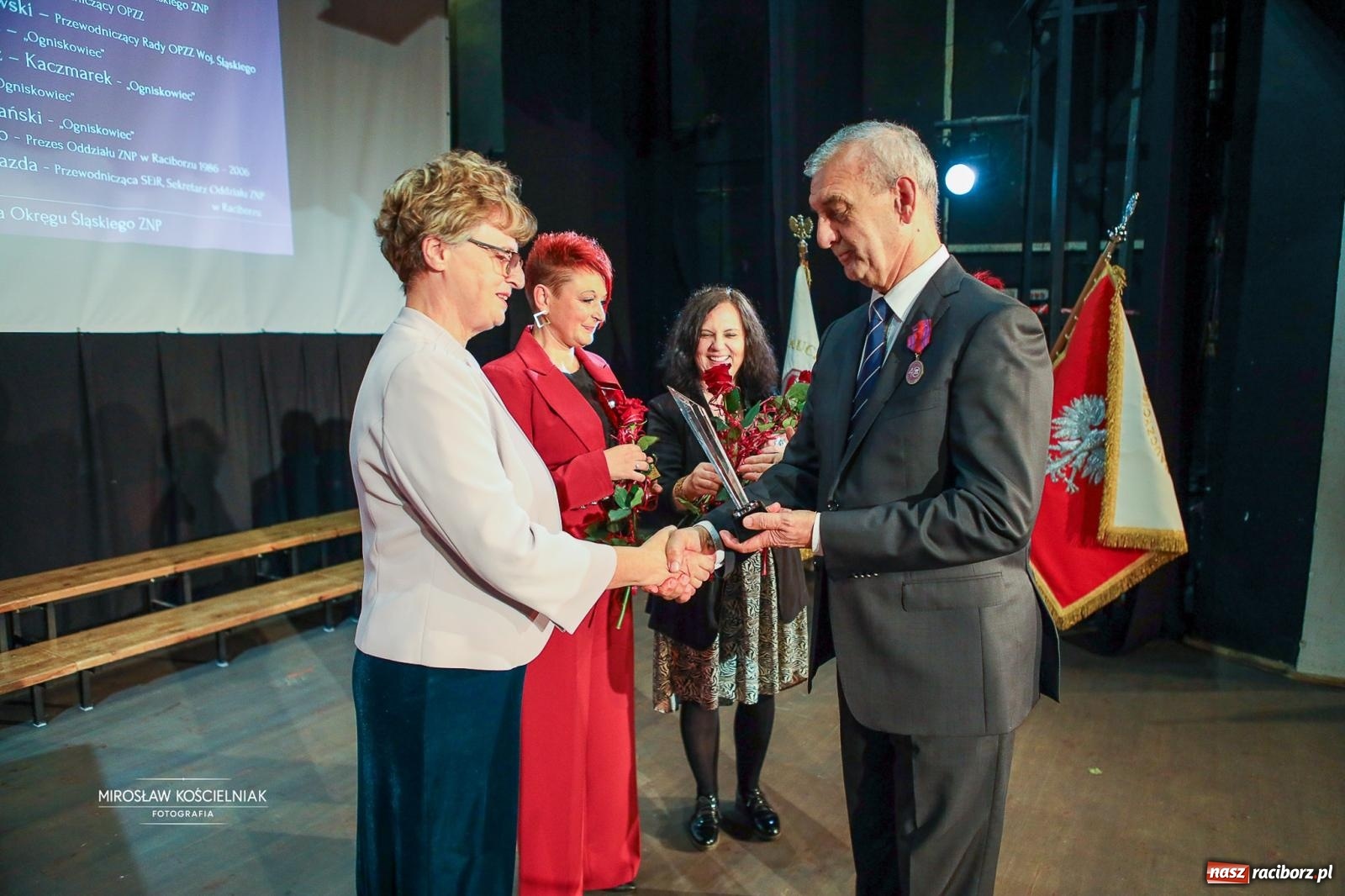 Zdjęcie w galerii na portalu naszraciborz.pl: 120 lat ZNP i 80 lat działalności w Raciborzu. Uroczysty Dzień Związkowca w Strzesze [FOTO] wiadomości z regionu