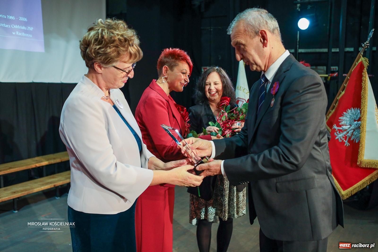 Zdjęcie w galerii na portalu naszraciborz.pl: 120 lat ZNP i 80 lat działalności w Raciborzu. Uroczysty Dzień Związkowca w Strzesze [FOTO] wiadomości z regionu