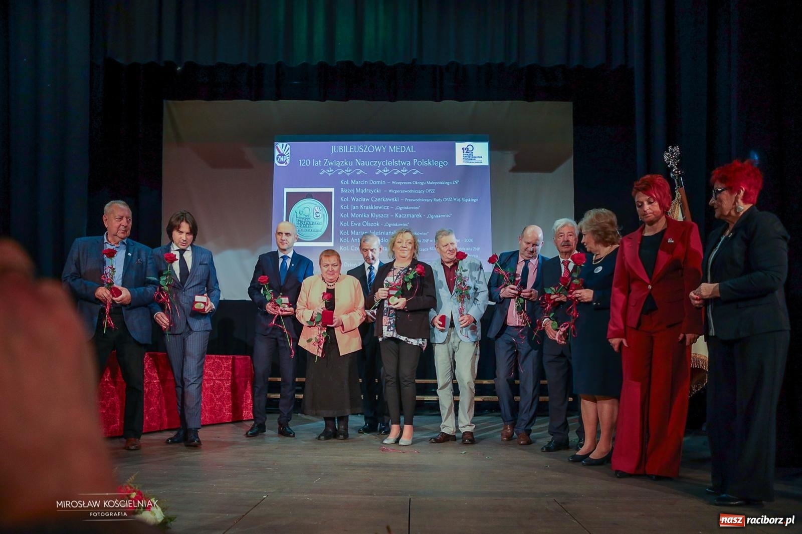 Zdjęcie w galerii na portalu naszraciborz.pl: 120 lat ZNP i 80 lat działalności w Raciborzu. Uroczysty Dzień Związkowca w Strzesze [FOTO] wiadomości z regionu