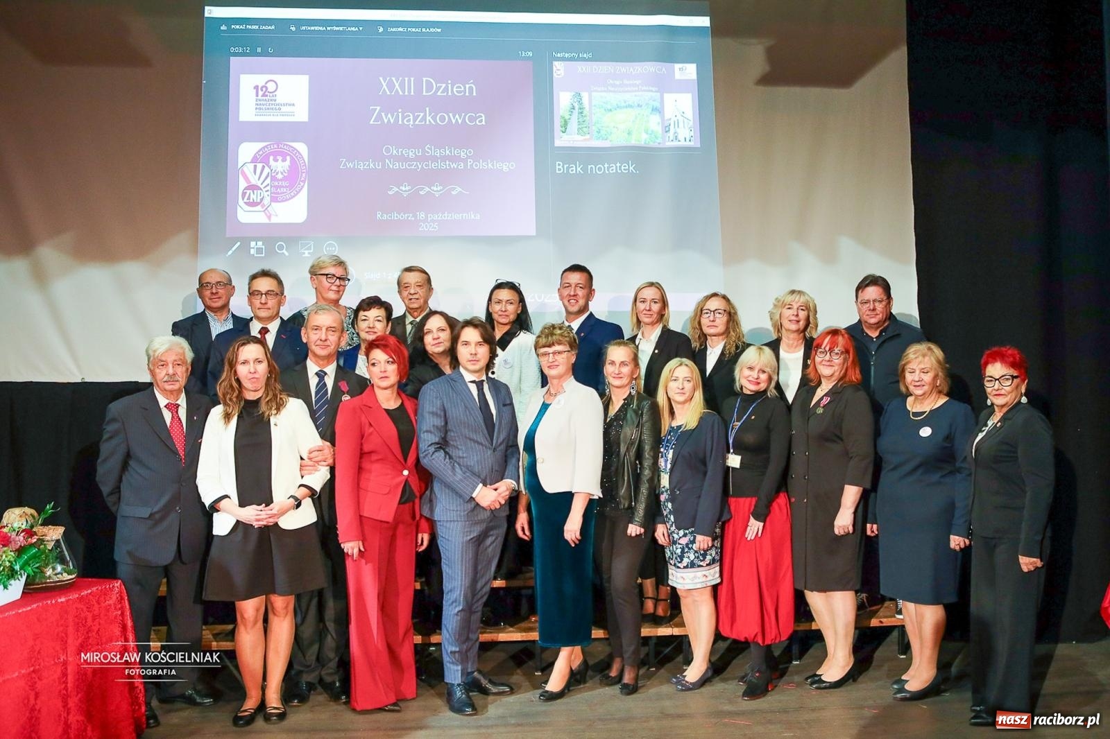 Zdjęcie w galerii na portalu naszraciborz.pl: 120 lat ZNP i 80 lat działalności w Raciborzu. Uroczysty Dzień Związkowca w Strzesze [FOTO] wiadomości z regionu