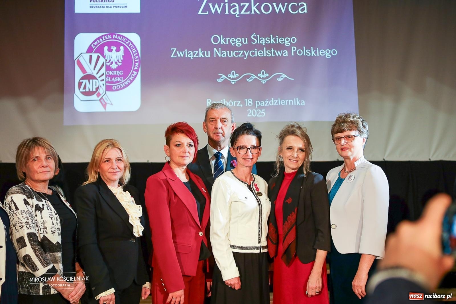 Zdjęcie w galerii na portalu naszraciborz.pl: 120 lat ZNP i 80 lat działalności w Raciborzu. Uroczysty Dzień Związkowca w Strzesze [FOTO] wiadomości z regionu