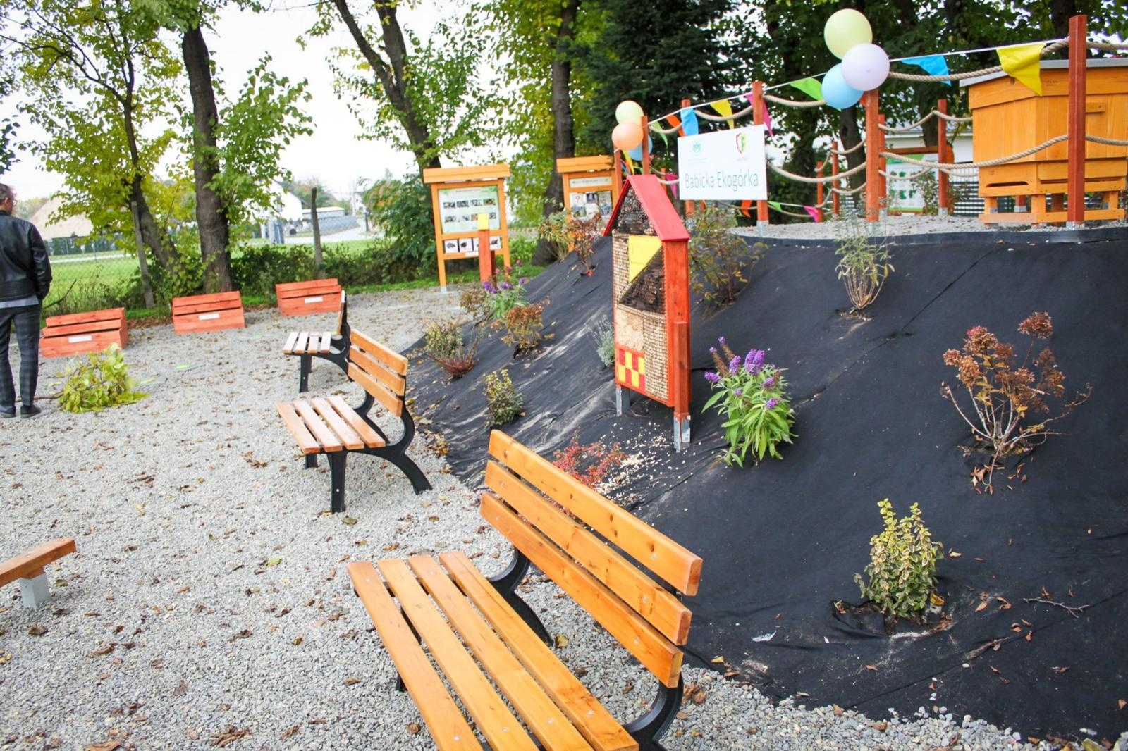 Zdjęcie w galerii na portalu naszraciborz.pl: Zielona lekcja w plenerze. Otwarto Ekopracownię pod chmurką w Babicach wiadomości z regionu