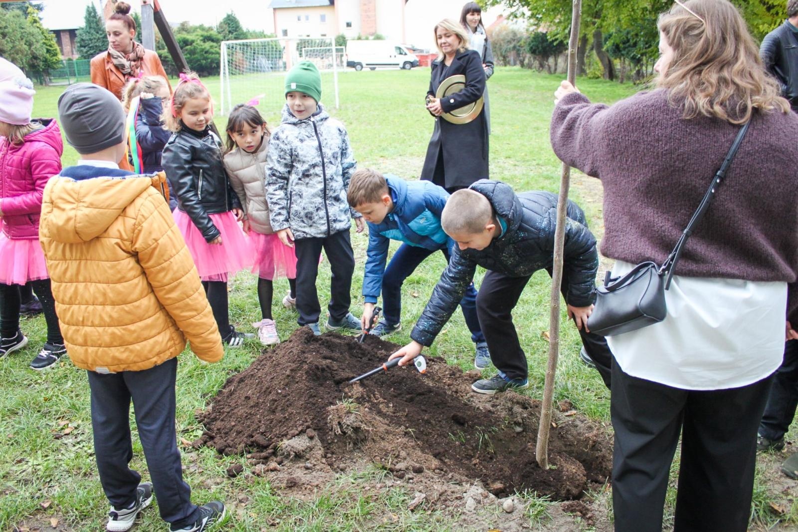 Zdjęcie w galerii na portalu naszraciborz.pl: Zielona lekcja w plenerze. Otwarto Ekopracownię pod chmurką w Babicach wiadomości z regionu